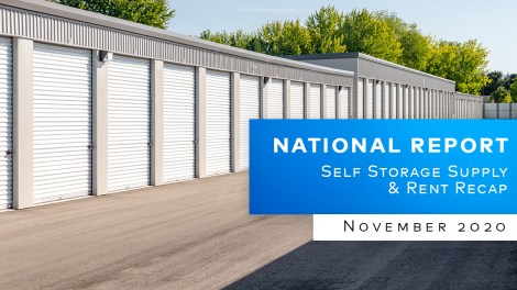 Yardi Matrix Self Storage Report November 2020