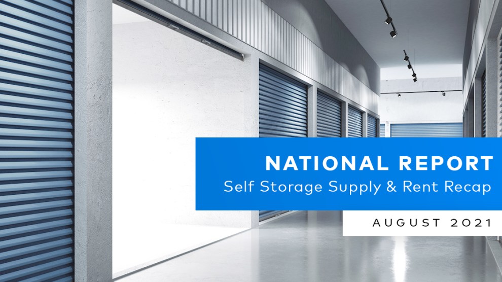 National Self Storage Market Report August 2021