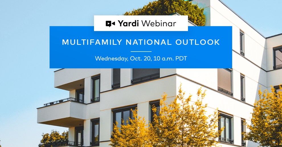 Yardi Matrix Multifamily National Outlook - Fall 2021