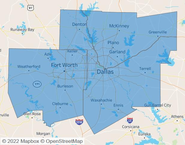 Dallas Map 