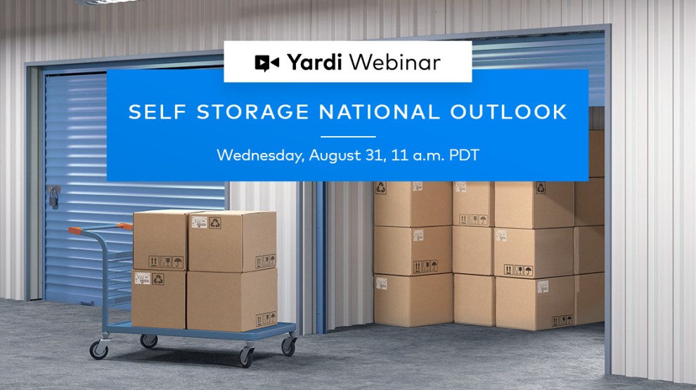 Self Storage National Outlook Webinar - Fall 2022