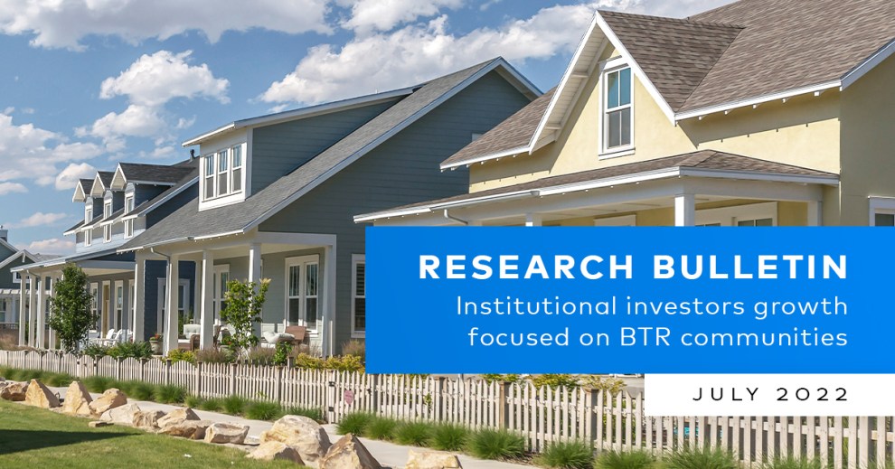 Institutional Investment in Single Family Rentals is on the Rise