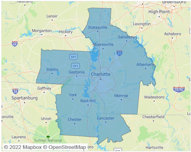 Charlotte Map