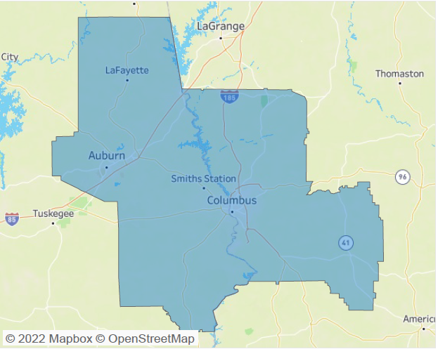 Columbus GA Map
