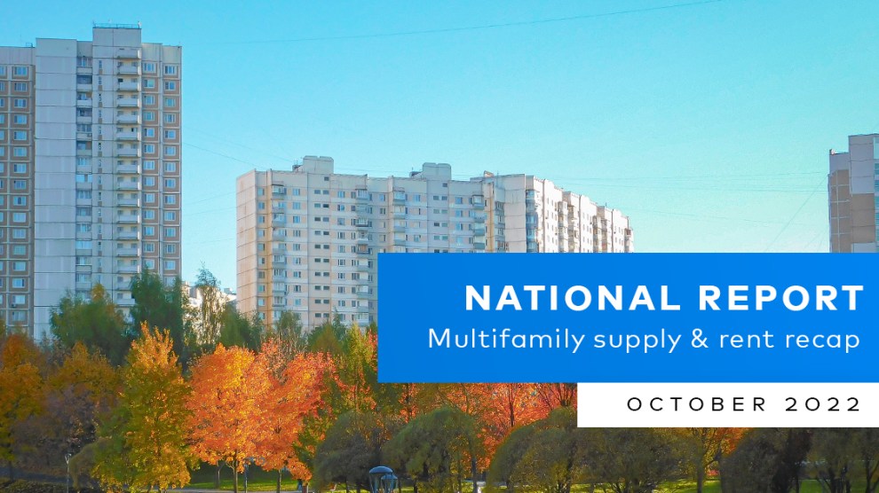 National Multifamily Market Report – October 2022