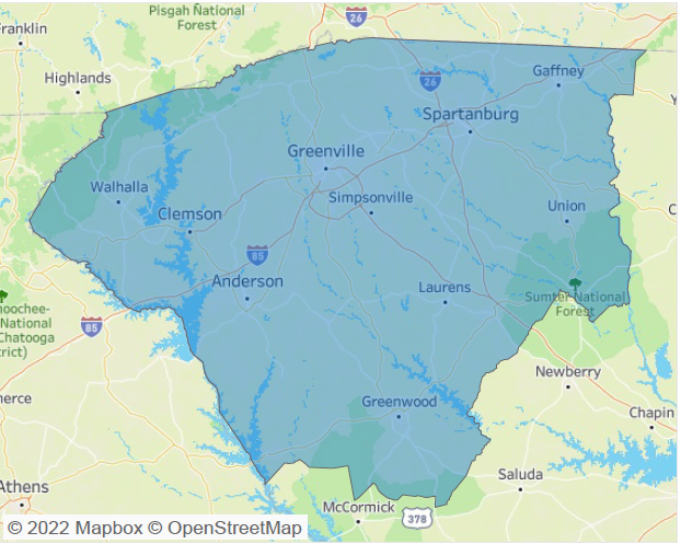 Greenville Multifamily Market Map