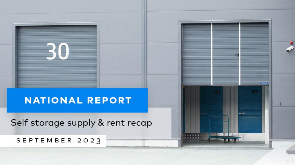 Self Storage Street Rate Growth Remains Negative Year-Over-Year