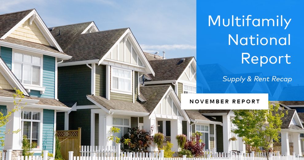 Multifamily Advertised Asking Rents Fall Again in November
