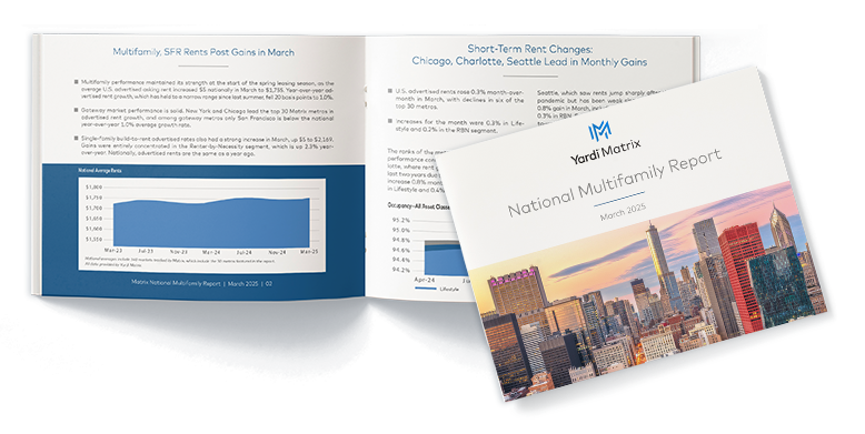 3D Mockup Yardi Matrix Brochure