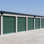 Self storage and mini storage garage units.