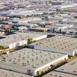 Aerial view of warehouses in City Of Los Angeles, California, USA. Image by simonkr/iStockphoto.com