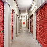 Interiors of a self storage facility