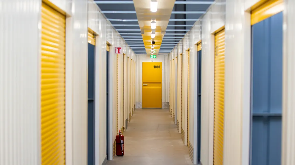 Indoor of self storage facility