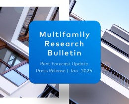 US Multifamily Supply Absorption Drives Rent Forecasts
