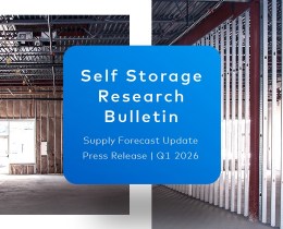 Self Storage Forecast Update Reflects Pipeline Growth in 2025