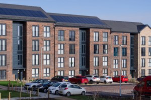 Cover photo for the August issue of the Yardi Matrix affordable housing report.