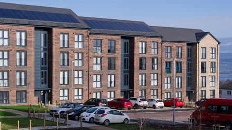 Cover photo for the August issue of the Yardi Matrix affordable housing report.