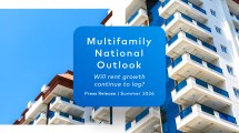Supply and Economic Headwinds Braking Multifamily Rent Growth