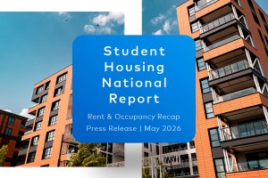 Student Housing Preleasing Following a Familiar Pattern