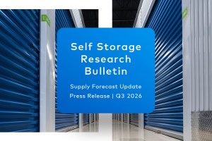 Quarterly Forecast Projects Self Storage Supply Downturn