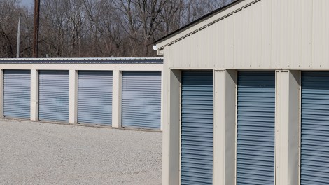 Self storage and mini storage garage units.