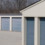 Self storage and mini storage garage units.
