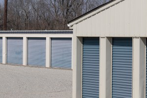 Self storage and mini storage garage units.