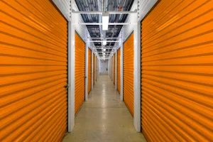 Inside climate controlled storage units.