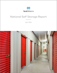 Yardi Matrix National Self Storage Report